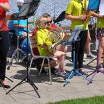 Beginners Band beim Schwimmbadkonzert