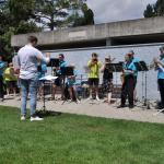 Wind Band beim Schwimmbadkonzert