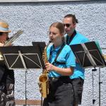 Wind Band beim Schwimmbadkonzert