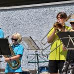 Wind Band beim Schwimmbadkonzert