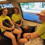 Gute gelaunt ging es mit der S-Bahn von Oberwinterthur nach Effretikon